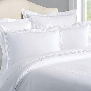 Grand Organic Duvet Cover, King/Cal. King, White