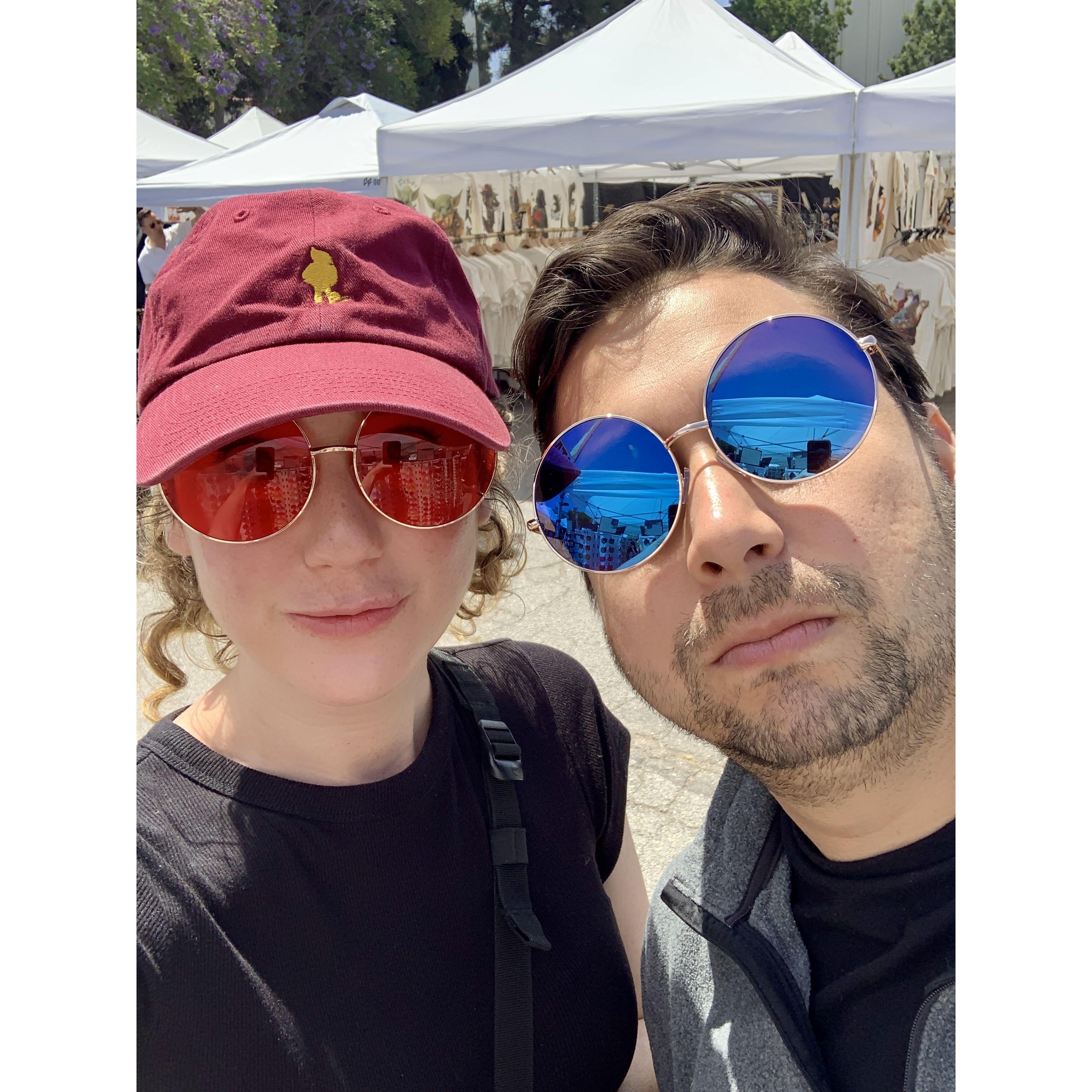 Gracie's perfect weekend flea marketing