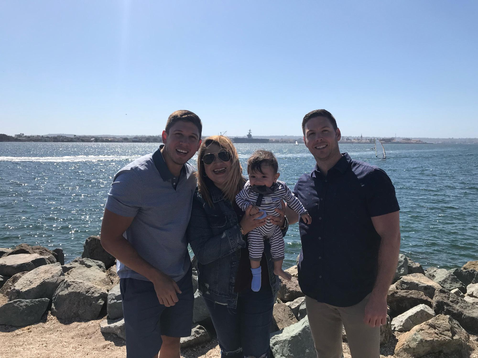 Robert's best friend in San Diego