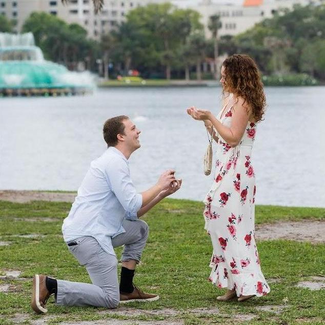 She said yes!!!!