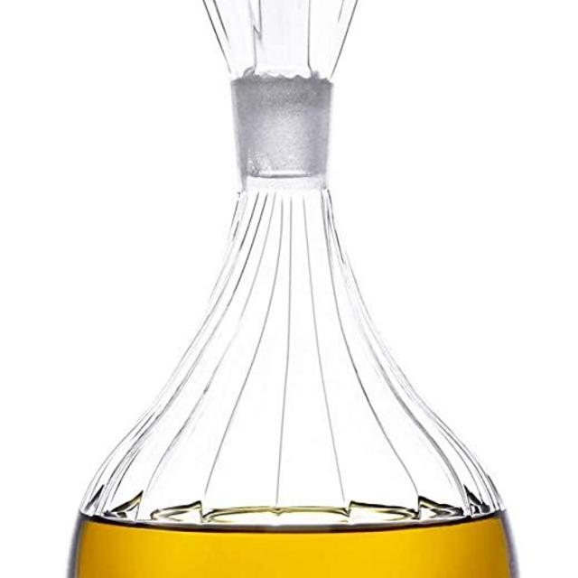 HAIZEEN 31oz/900ml Clear Glass Olive Oil Dispenser Bottle - Oil and Vinegar Cruet with Pourers and NO Funnel Needed - Olive Oil Carafe Decanter for Kitchen and BBQ Oil Dispenser Oil Bottle