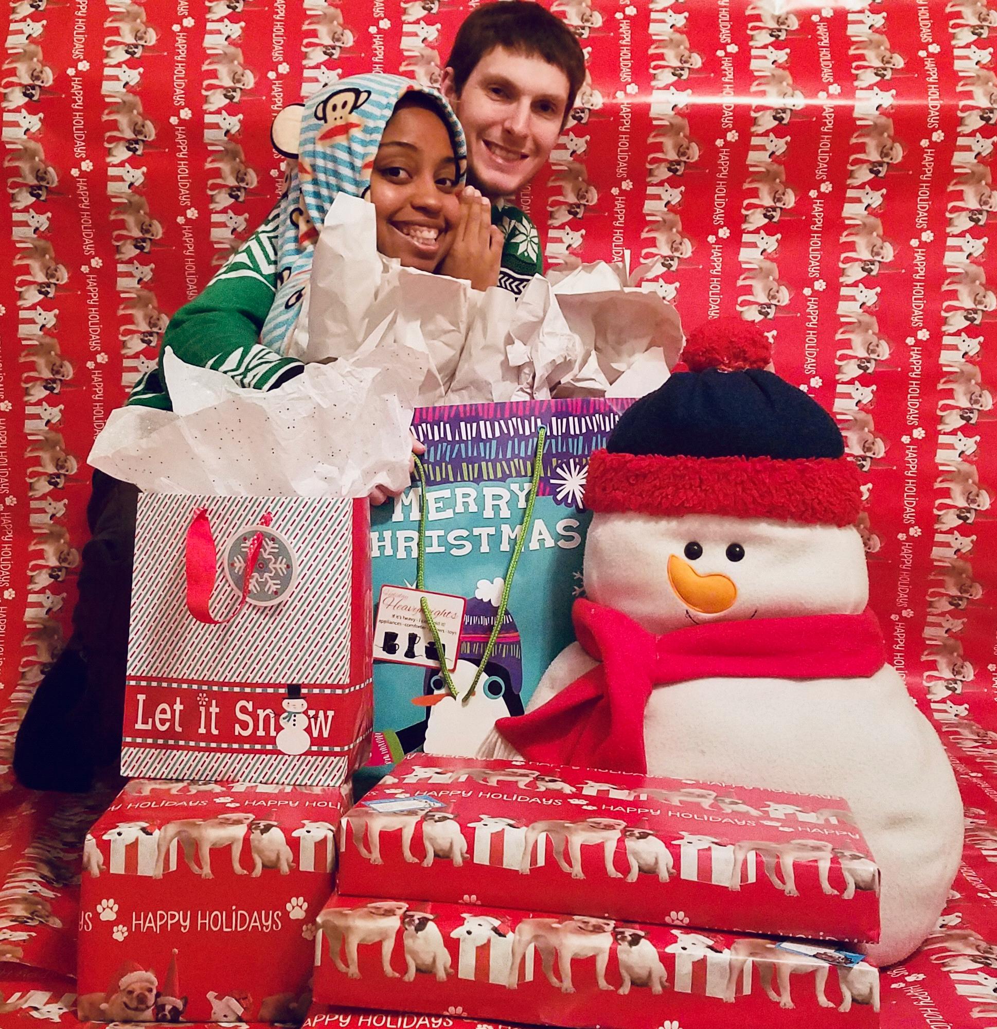 2015 - Being silly for our first Christmas in WV