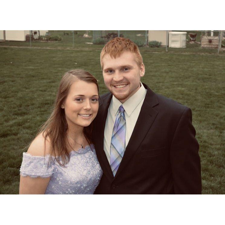 Covid "prom" at Emily's house (May 2020)