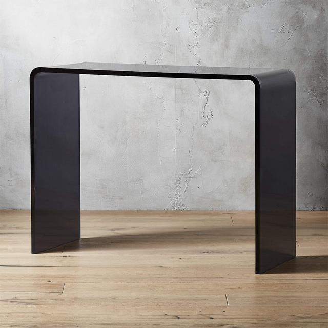 Smoke Acrylic Console Table