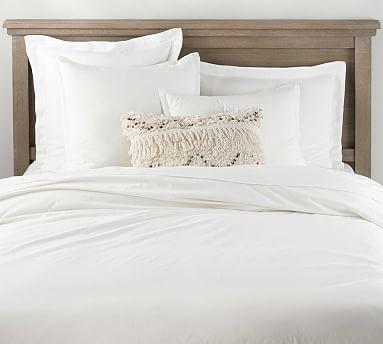 Spencer Washed Organic Cotton Duvet - Queen, White