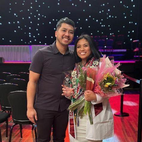 Maurielle's nurse pinning ceremony, 2/2023