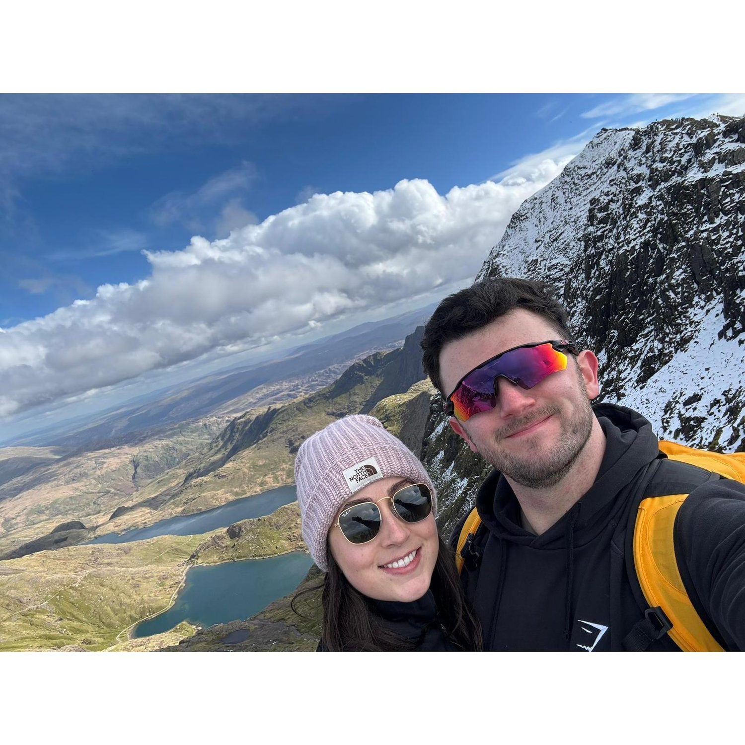 Hiking up Snowdon