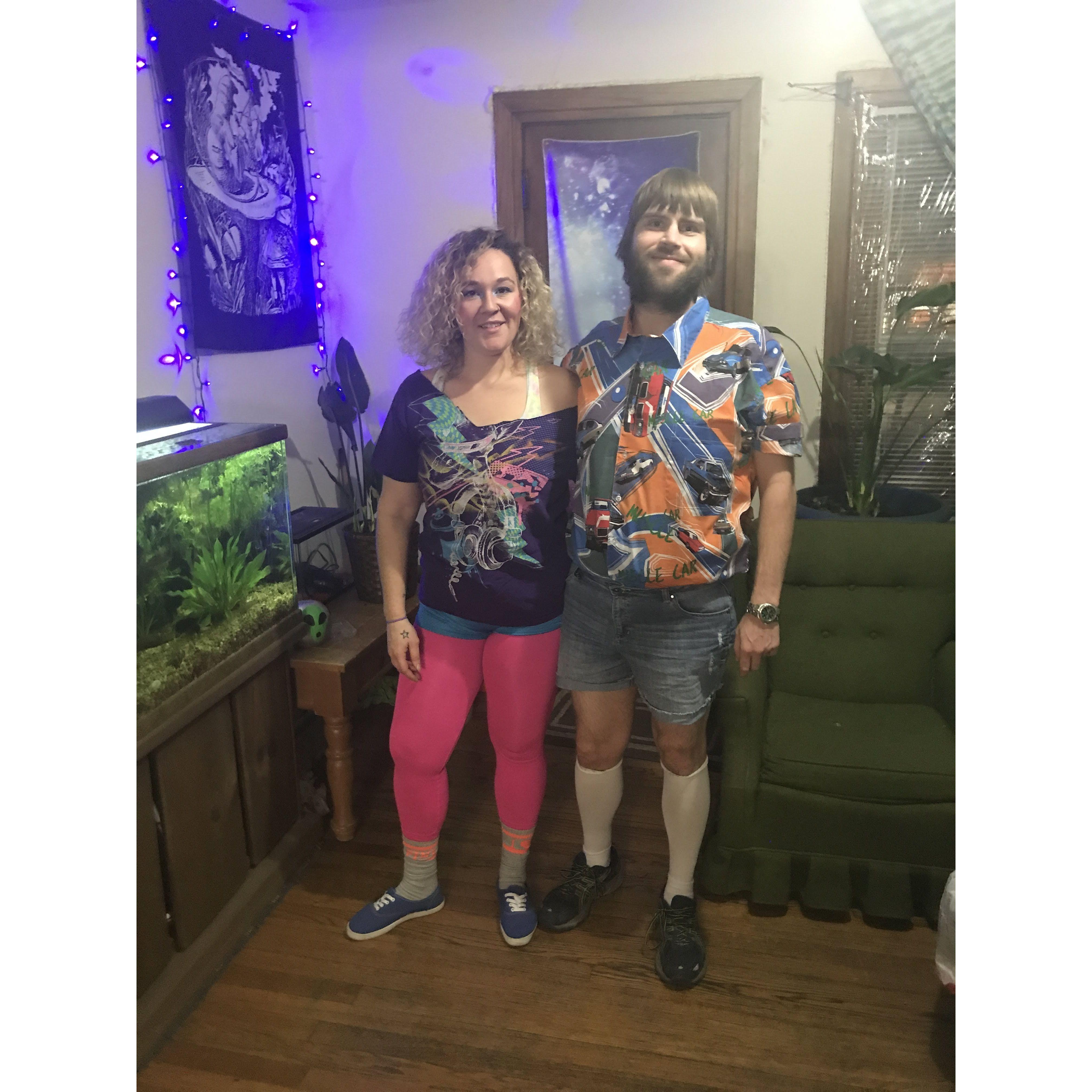 80'S in our first apartment near Westport Kansas City