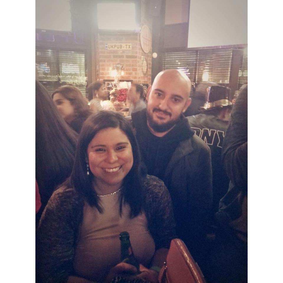 Our first picture together! Jan. 2018.