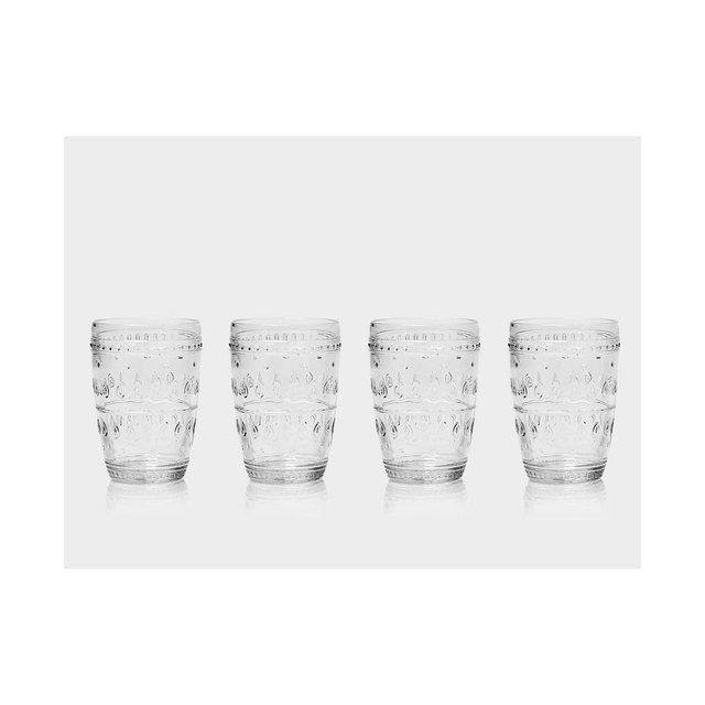 Euro Ceramica Fez Highball Glasses, Set of 4