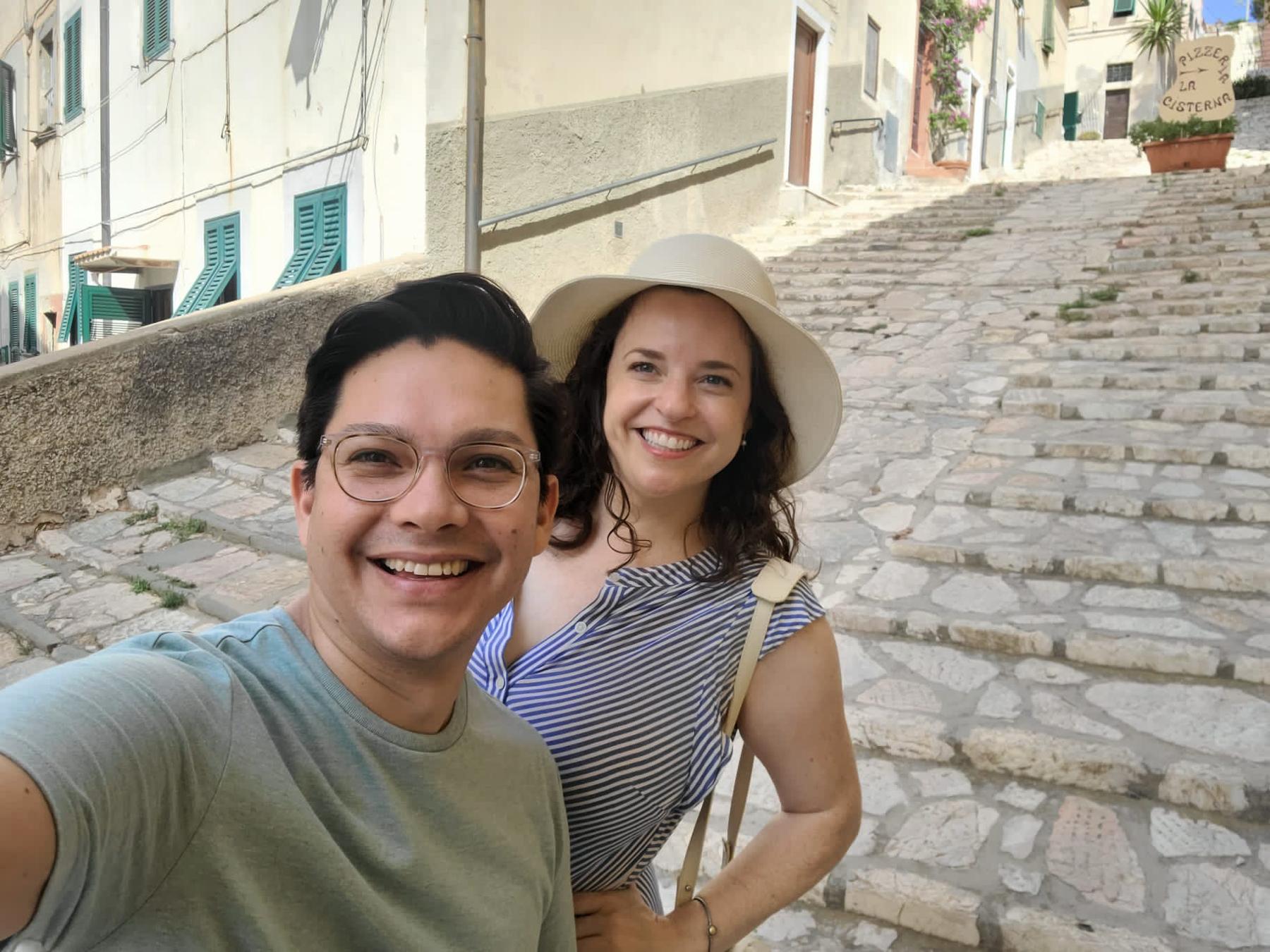 Climbing the hills of Portoferraio - July 2022