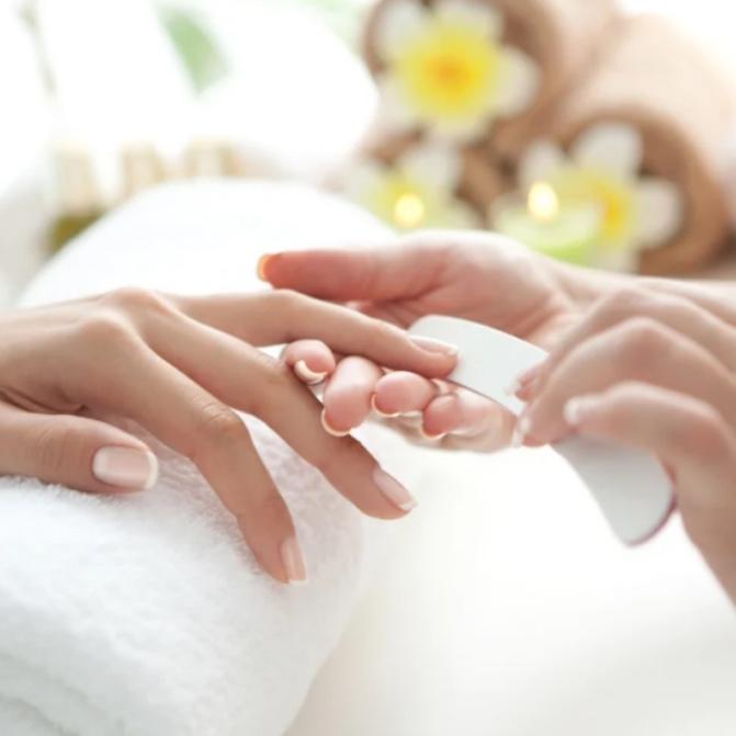 Mani and Pedi for Wedding