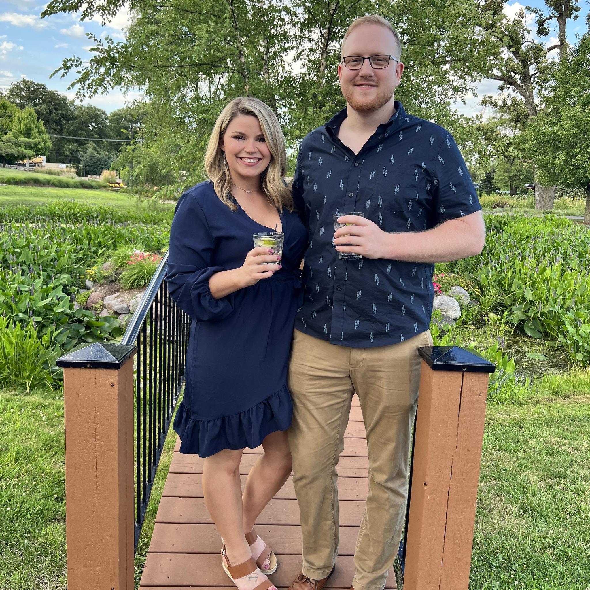 At our friends Megan & Fermin's wedding