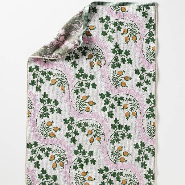 Gooseberry Cotton Woven Floral Bath Towel Collection