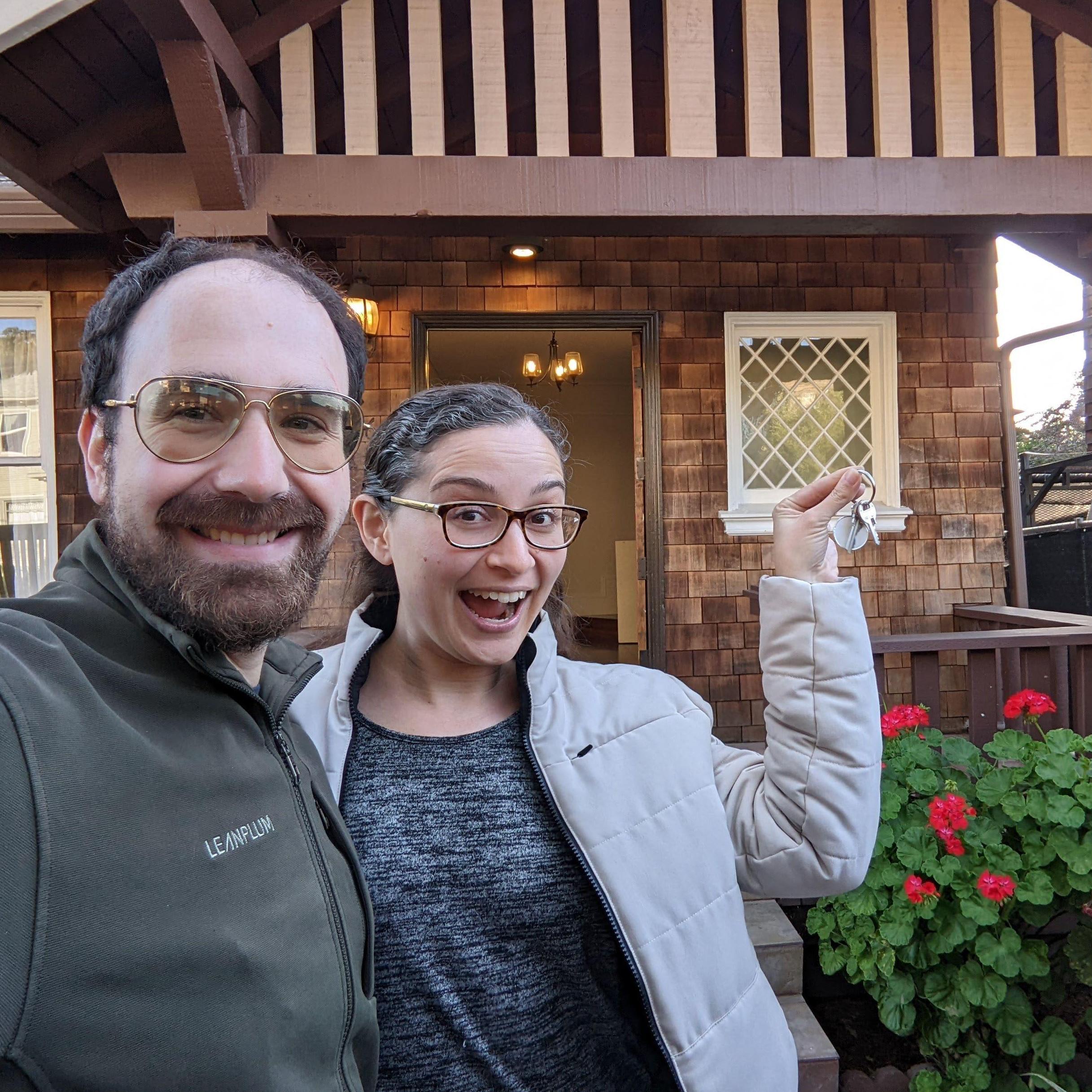 Got the keys to our new house!