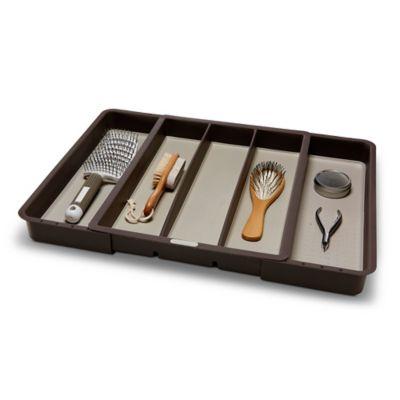 madesmart Expandable Utensil Tray in Grey