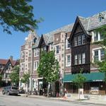 Downtown Winnetka and Wilmette