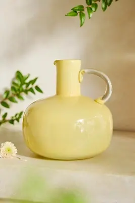 Handled Glass Vase, Extra Small