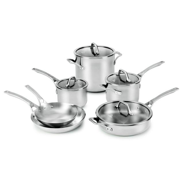 Calphalon® Signature™ Stainless Steel 10-Piece Cookware Set