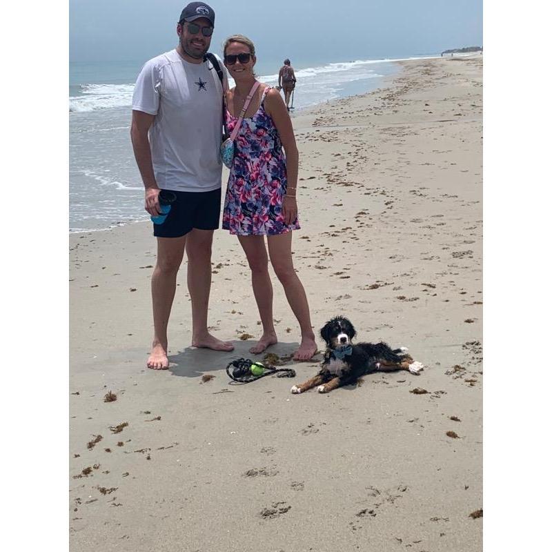 Florida with Mr. Puppy aka Earl aka Flubby aka Lasagna Paws!