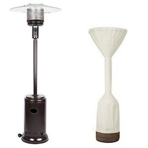 AmazonBasics Havana Bronze Commercial Patio Heater & Cover