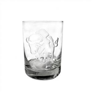 Charging Buffalo Double Old Fashion Glass