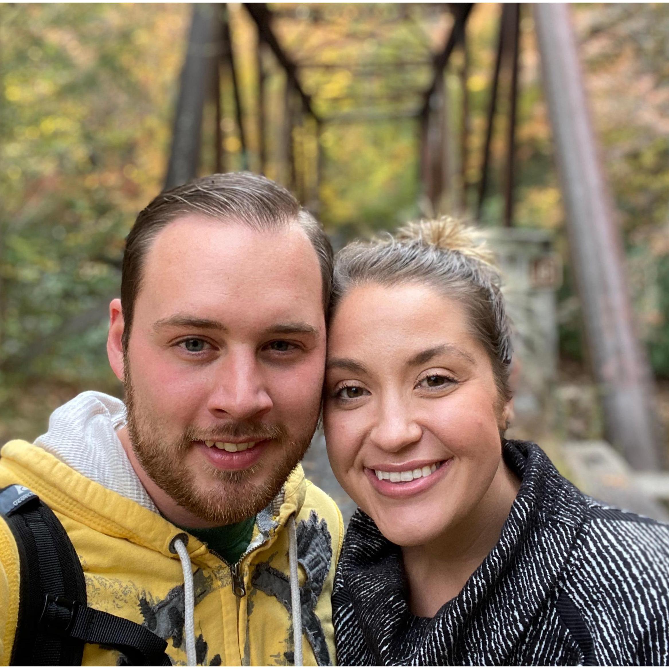 Brandon's first time riding down the Virginia Creeper Trail!
