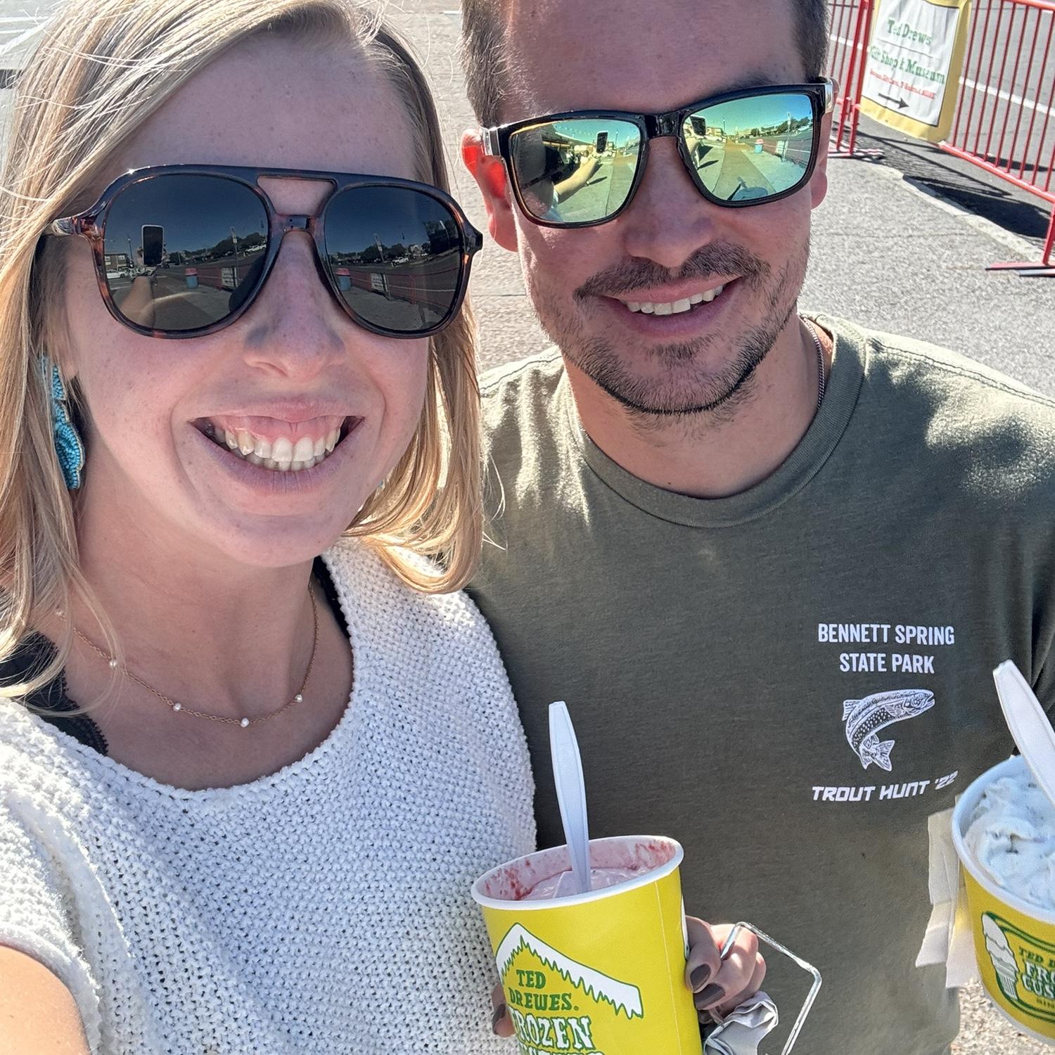 Soooo many Ted Drewes dates 😋
