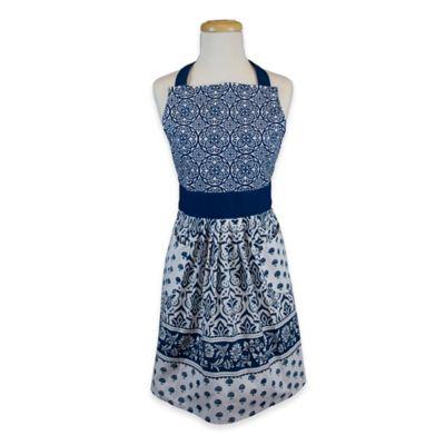 Ikat Apron in Blue