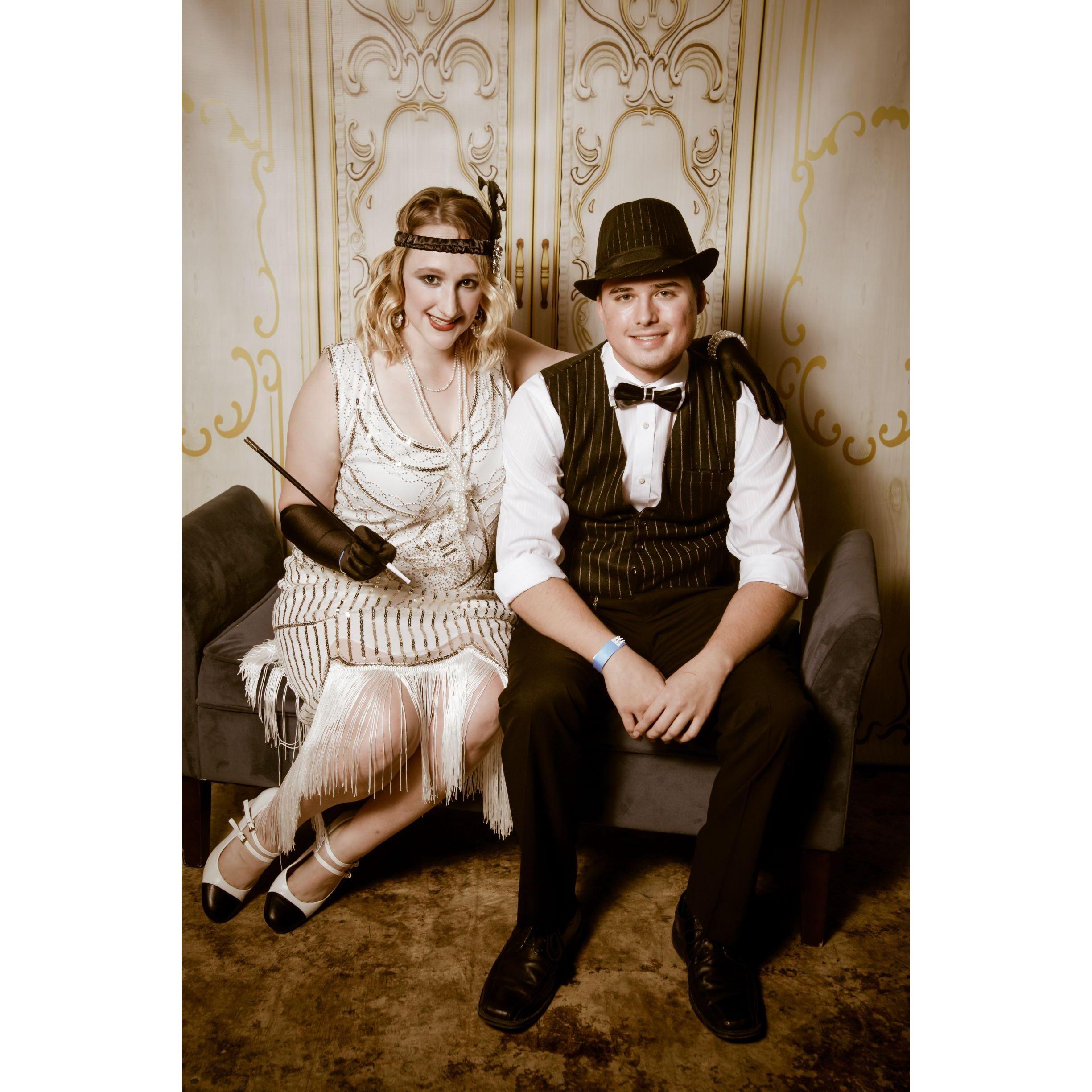 Speak Easy in Lafayette. 1920s attire