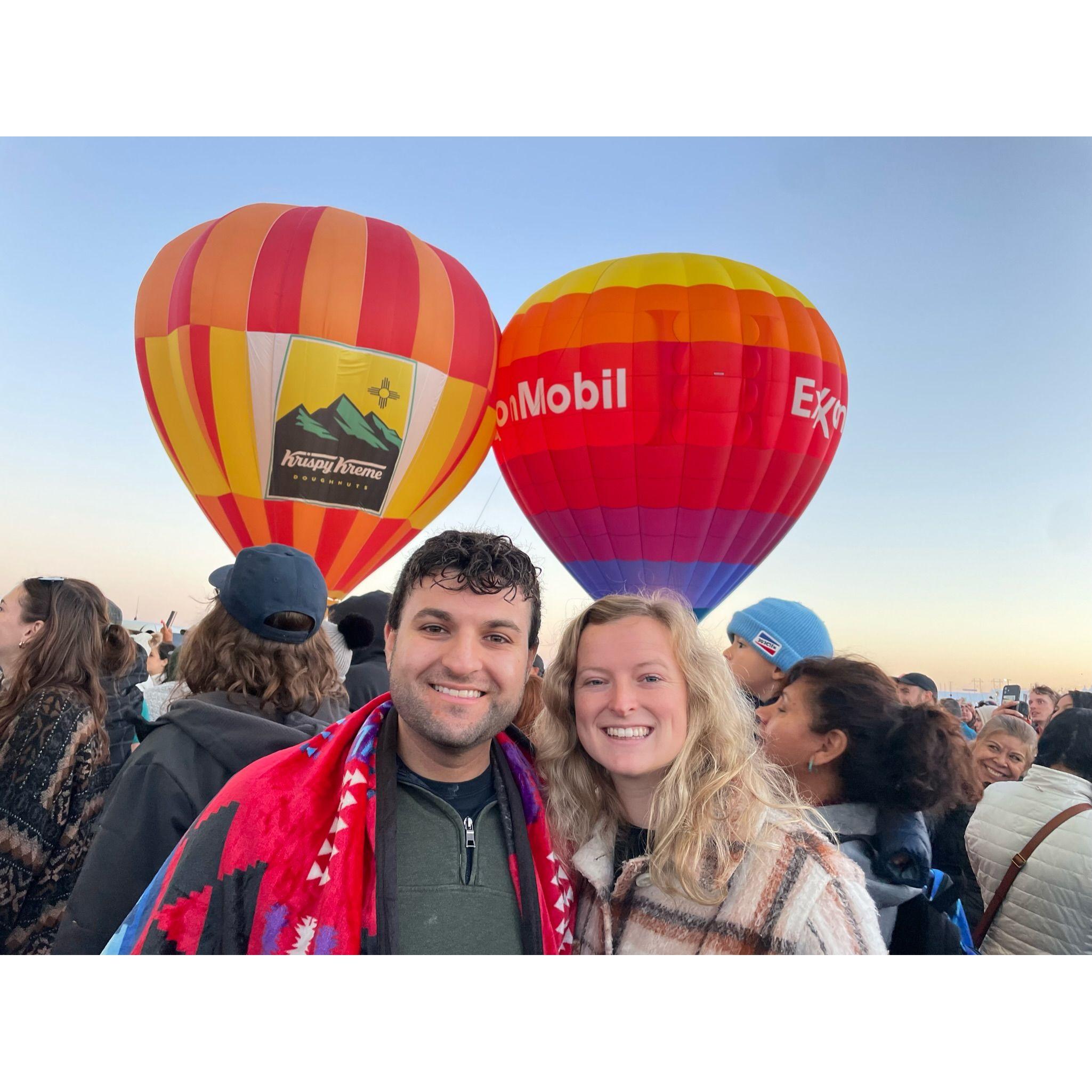 The Hot Air Balloon Festival in Albuquerque, New Mexico!