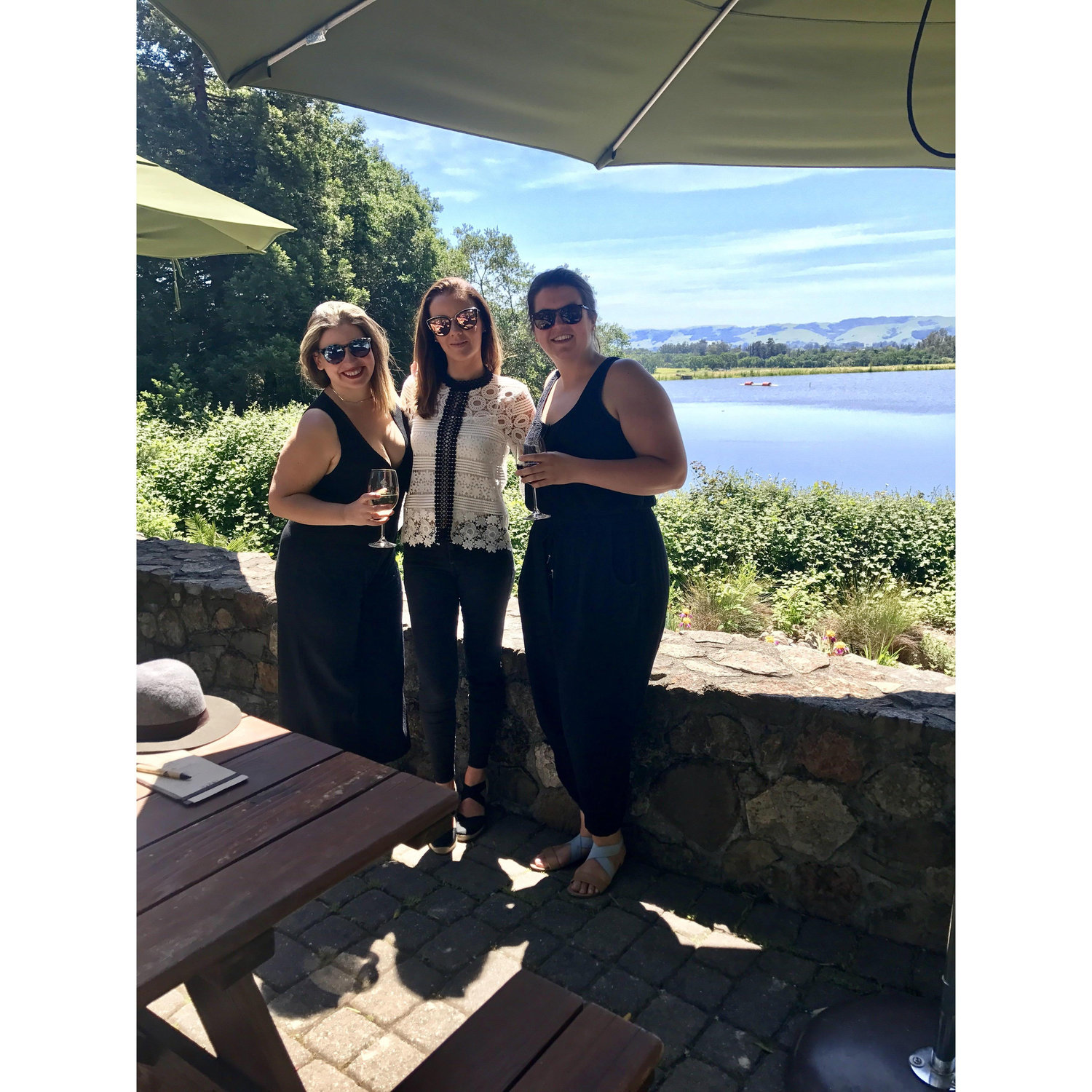 making terrible decisions with Steph in Napa