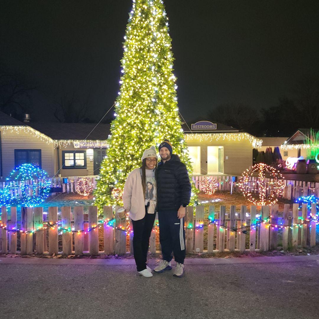 Christmas Lights at the Saint Louis Zoo.