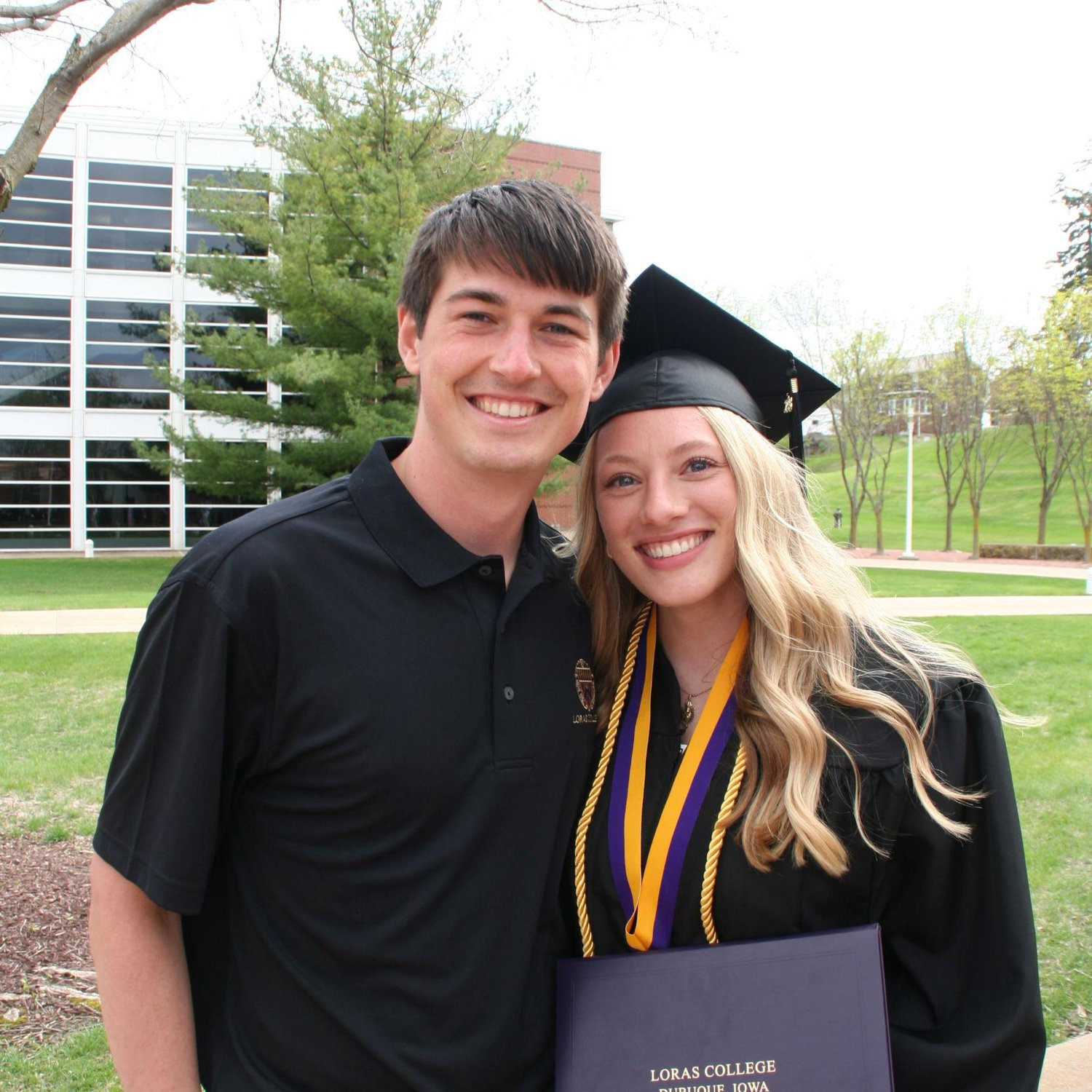 Belle's graduation from Loras