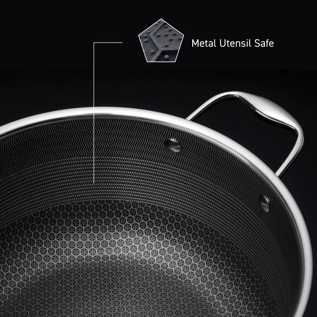 6PC HexClad Hybrid Pot Set W/ Lids