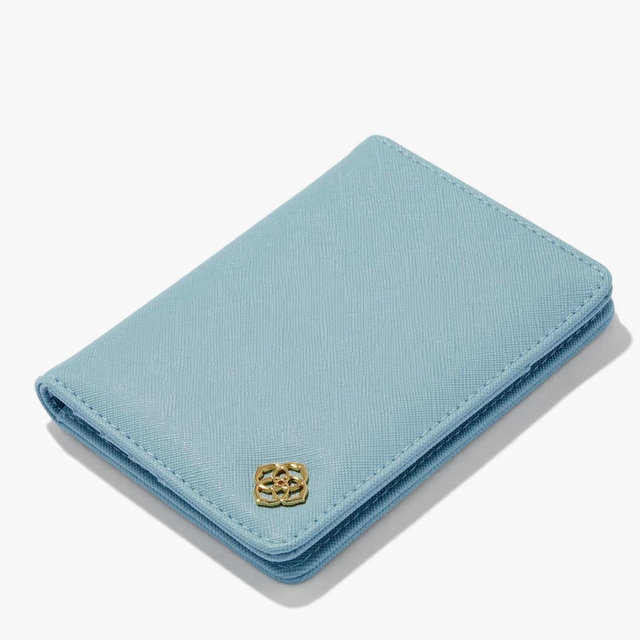 Passport Holder in Light Blue