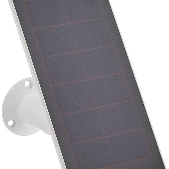 Arlo Certified Accessory - Essential Solar Panel Charger - Weather Resistant, 8 ft Power Cable, Adjustable Mount, Only Compatible with Arlo Essential Cameras, White - VMA3600