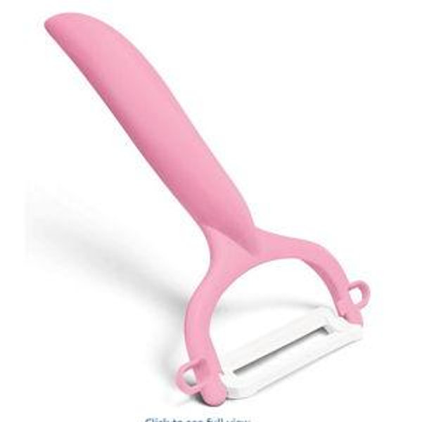 Kyocera Advanced Ceramic Horizontal Y Peeler, Pink