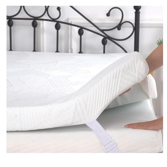 3 Inch Queen Gel Memory Foam Mattress Topper, Cooling Bed Topper with Removable Cover, Soft & Pain Relief & Breathable, CertiPUR-US & Oeko-Tex Certified
