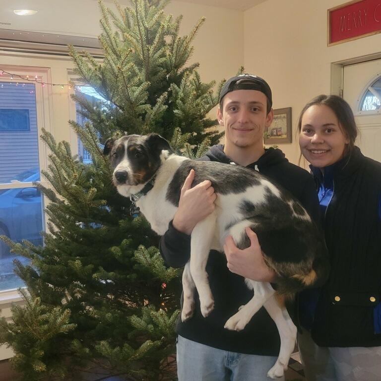 Our little family and our first Christmas
