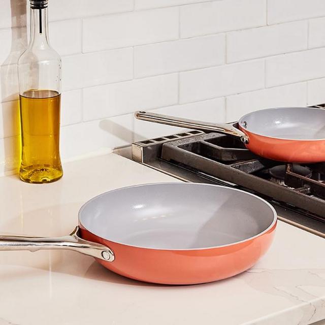 Non-Stick Ceramic-Coated 8” Fry Pan, Non-Toxic, Small Egg Frying Pan