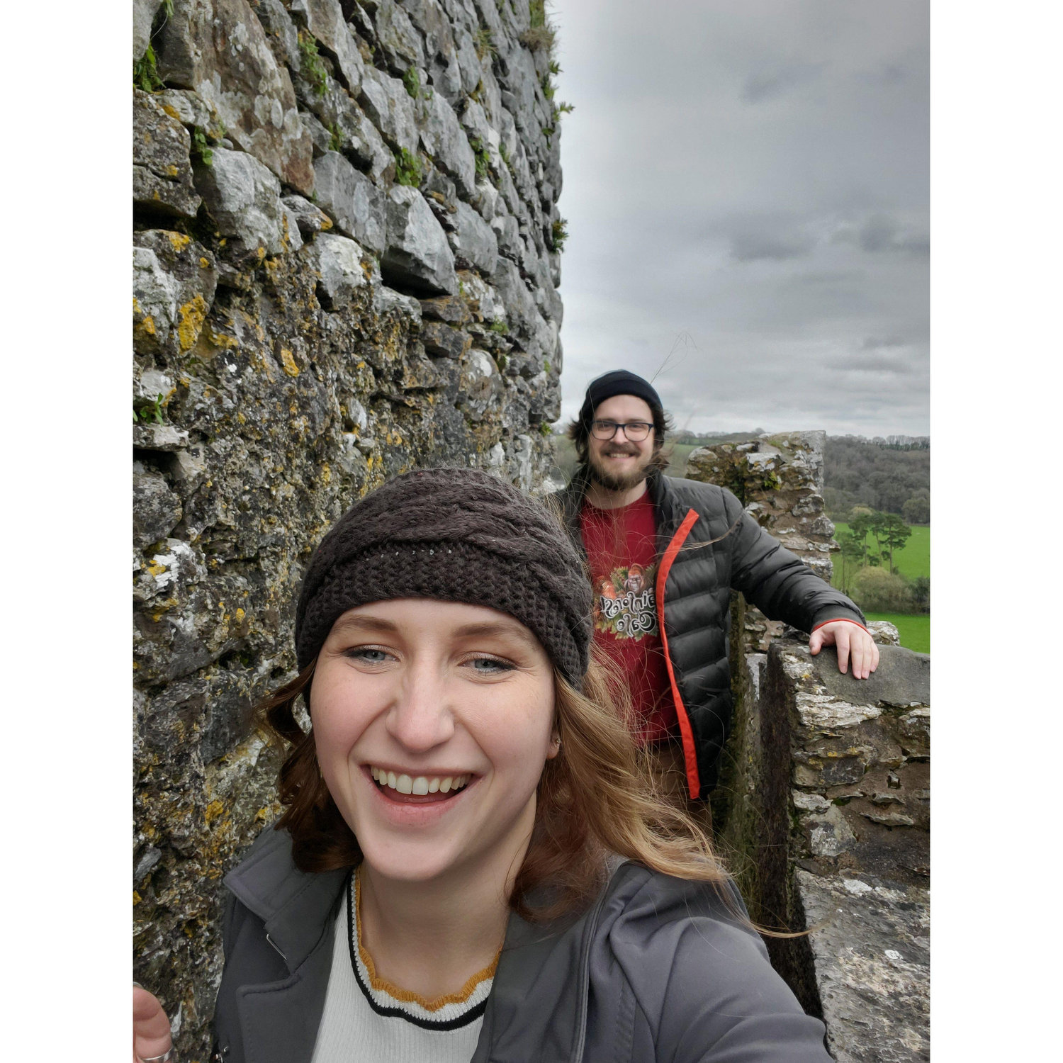 Top of Blarney Castle in Ireland