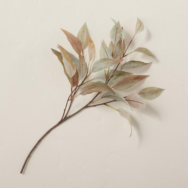 22" Faux Rusted Eucalyptus Leaf Plant Stem - Hearth & Hand™ with Magnolia