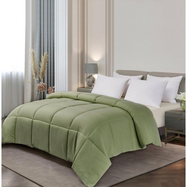 Microfiber Down Alternative Comforter (Full/Queen)Sage