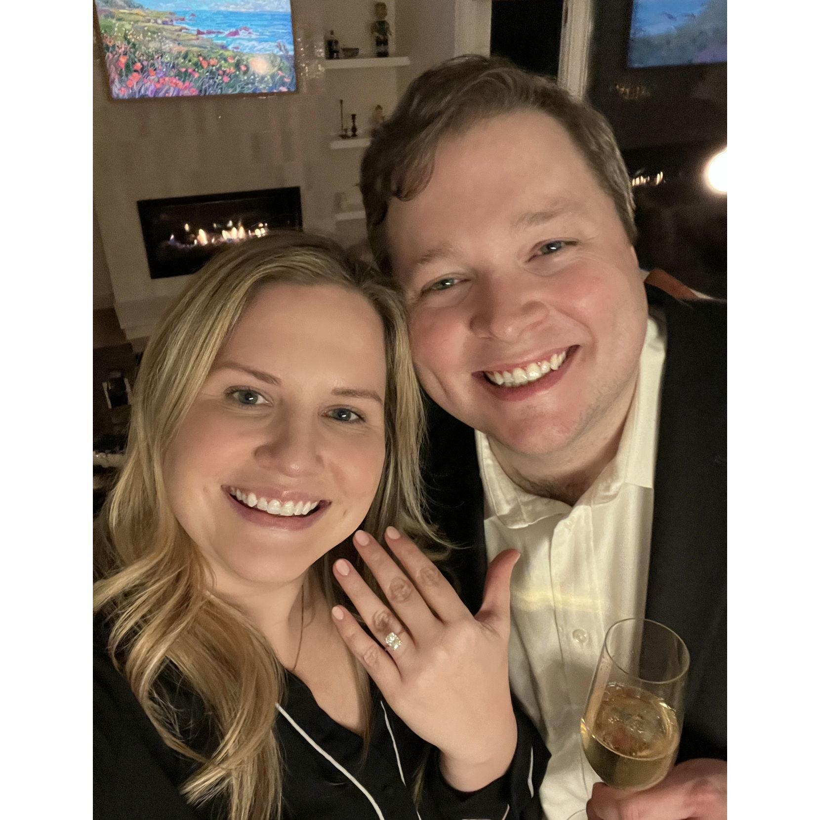 The night Mike proposed!