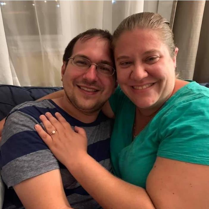 When we got engaged!