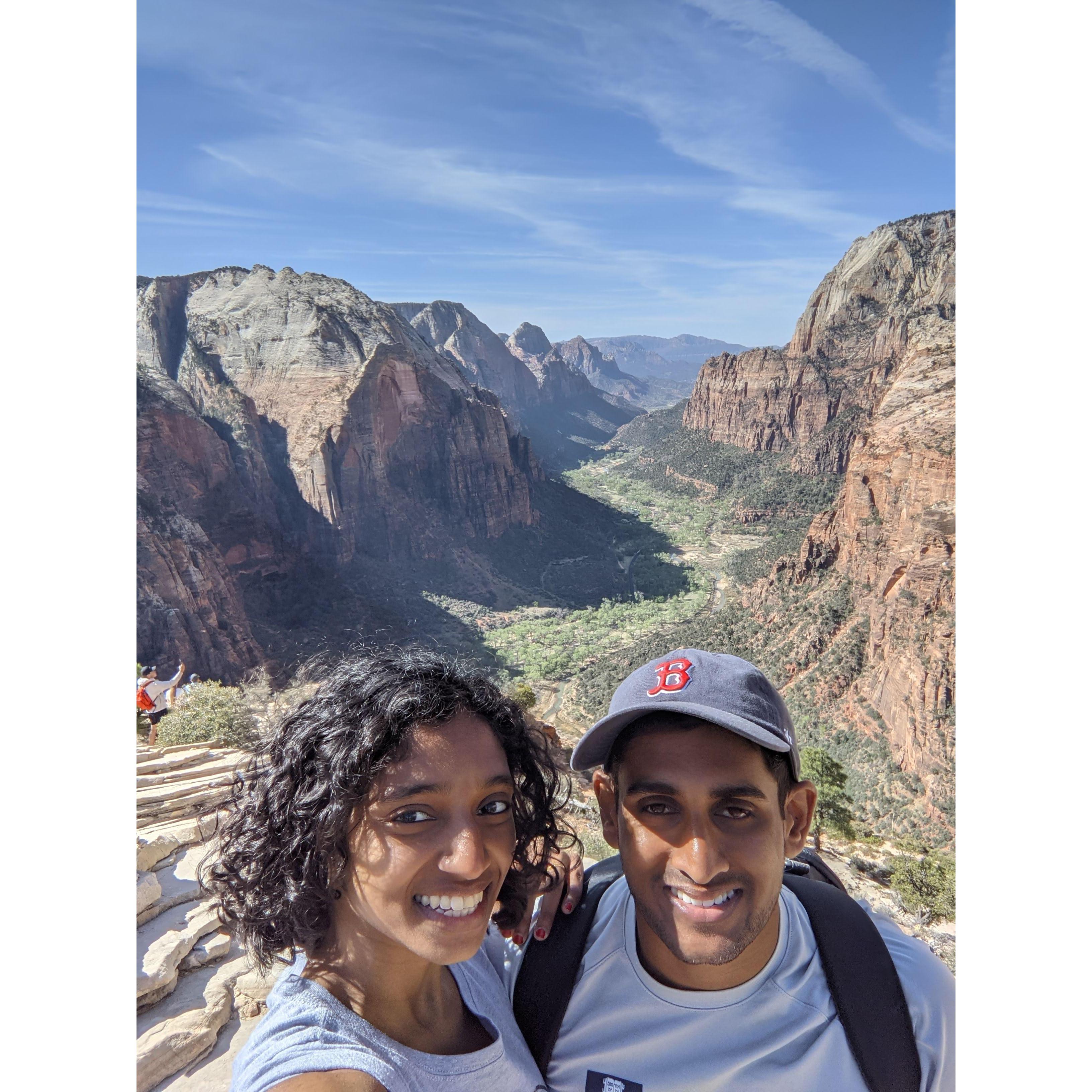 The view on the other side of Angel's Landing