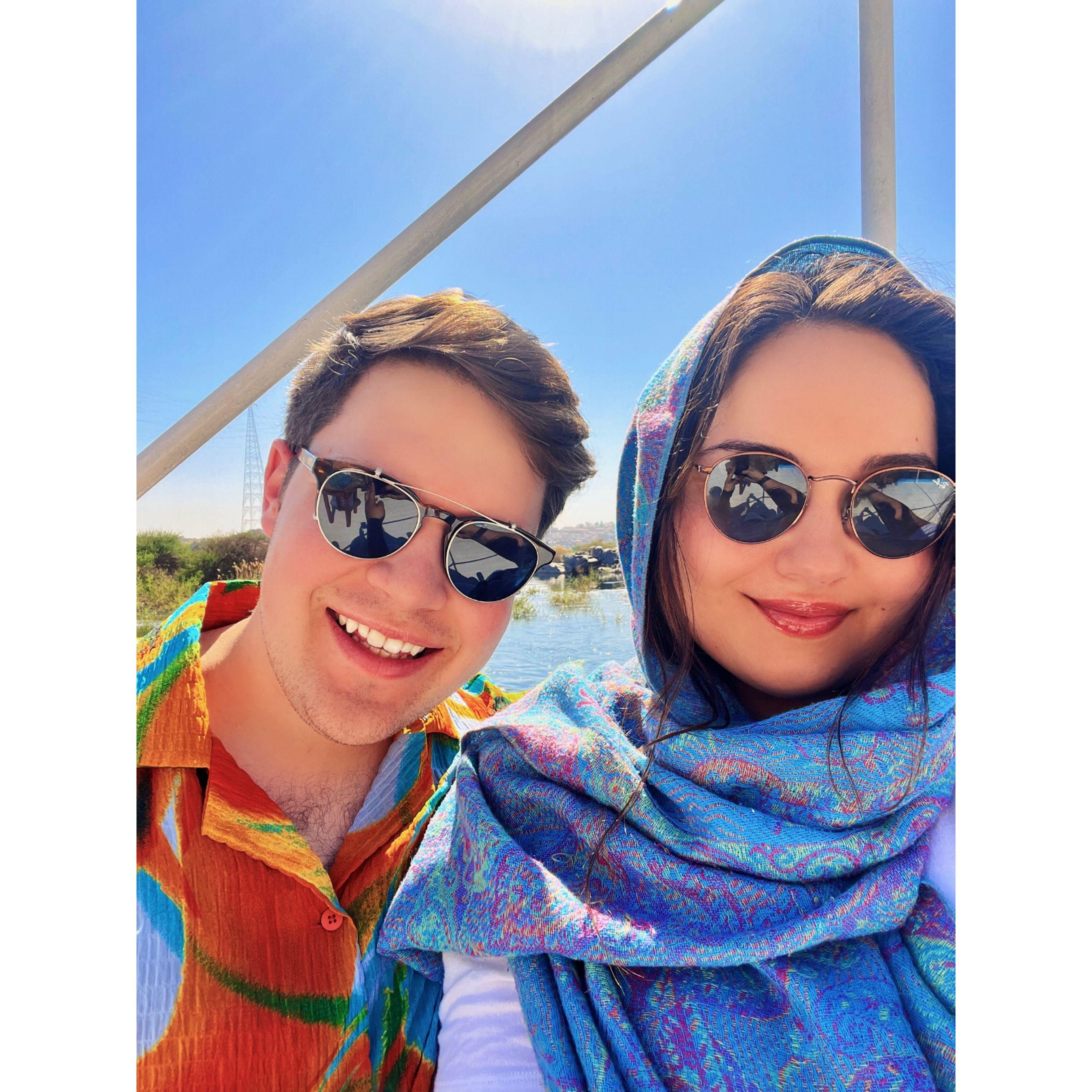 Boat ride in Egypt