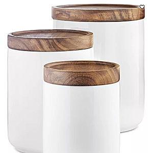 The Cellar James Set of 3 Canisters