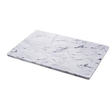JEmarble Pastry Board 16x20 inch with No-Slip Rubber Feet for Stability